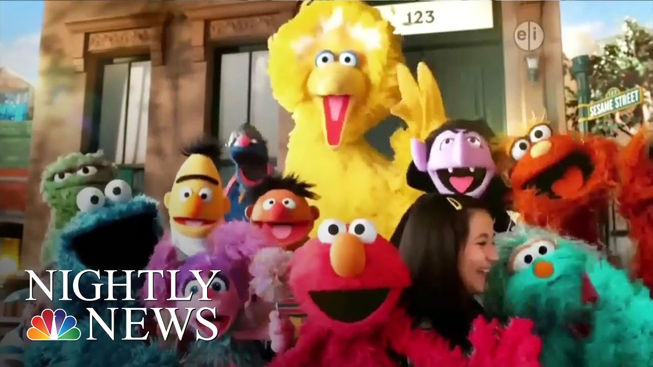 Inspiring America: Julia, An Autistic Muppet, Makes Her TV Debut | NBC Nightly News