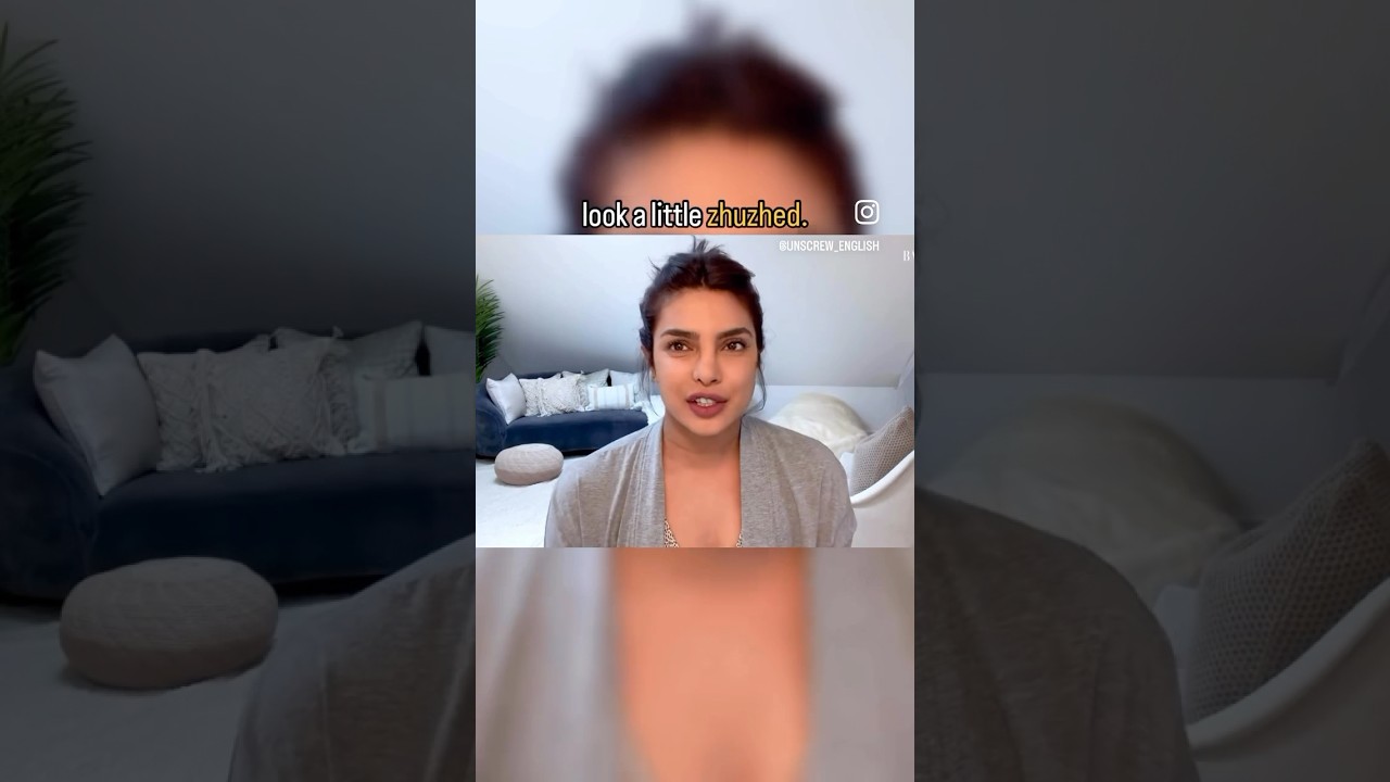 Learn advanced English vocabulary with Priyanka Chopra #ielts #bollywood #funny #idioms