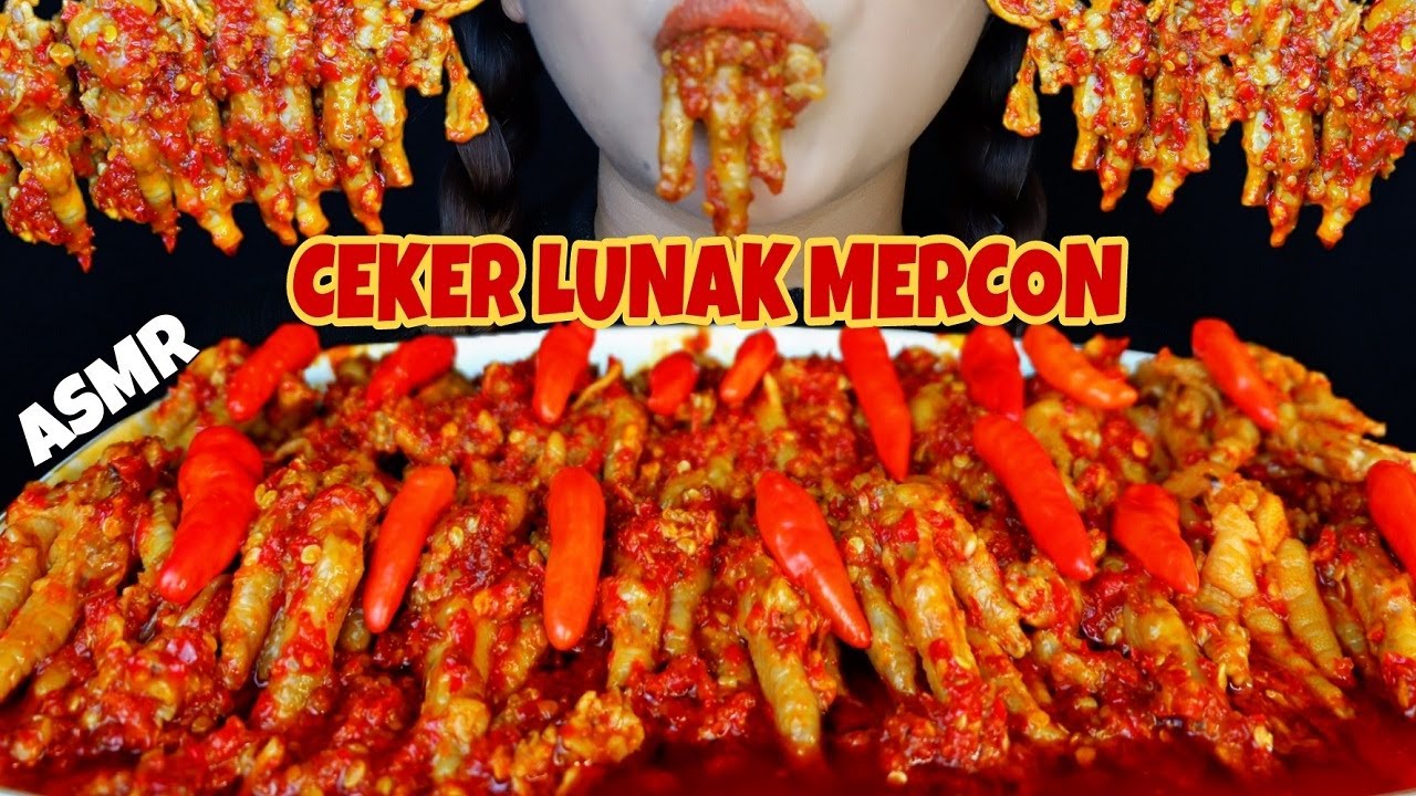 ASMR 1KG CEKER TULANG LUNAK MERCON PEDAS COLLAB WITH @AdiDharma | Asmr Mukbang Indonesia