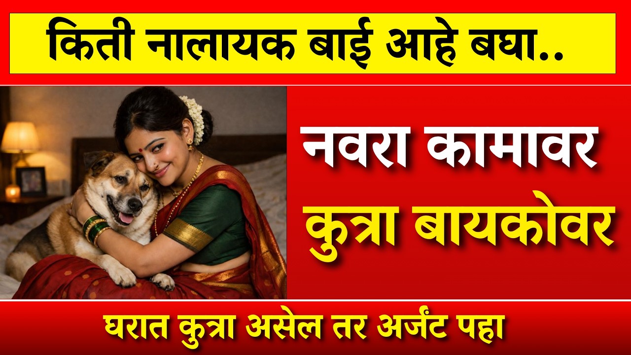 नवरा कामावर, कुत्रा बायकोवर? हे नातं बघून डोकं फिरलं… नवरा की कुत्रा? घरात चाललंय काय! |