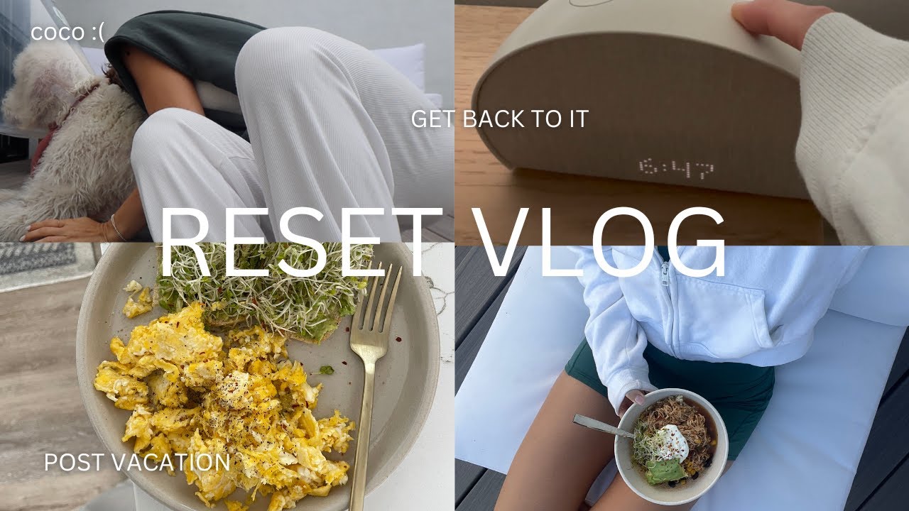 POST VACATION RESET: weekly vlog, starting a NEW PROJECT?, 3AM ER run, & some feel good habits