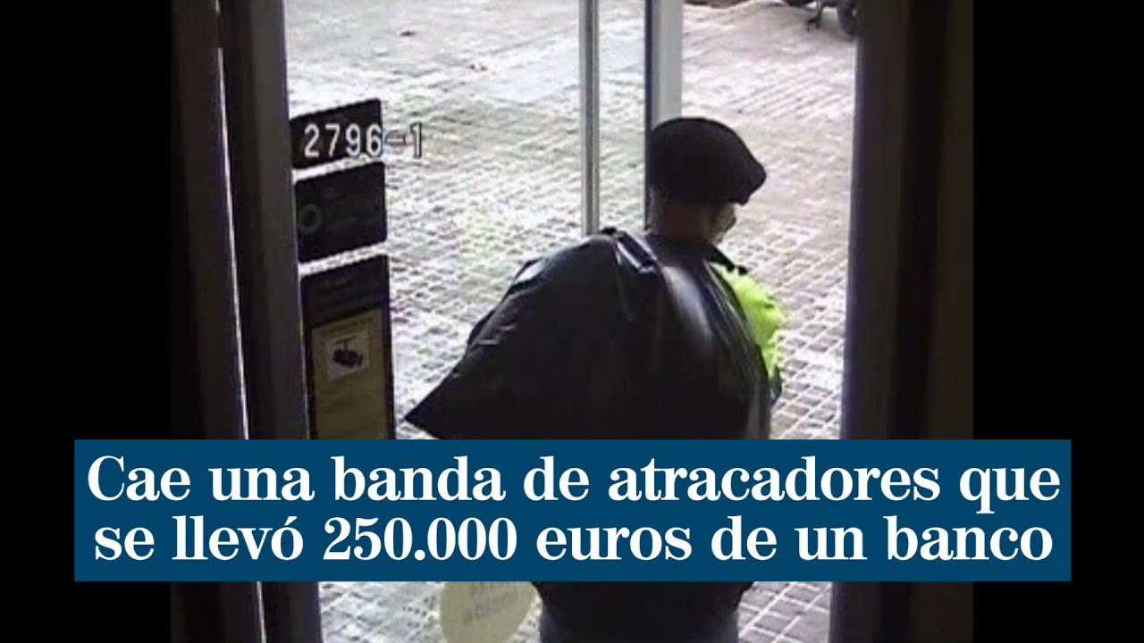 Cae una banda de atracadores que se llevó 250.000 euros de un banco de Badalona
