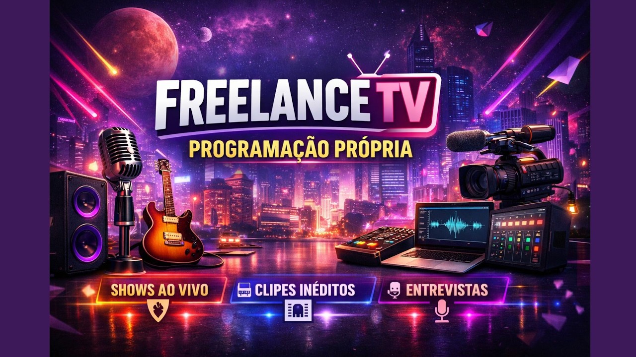Freelance TV Live • Programação Própria -CHAT ABERTO PARA CONERSA