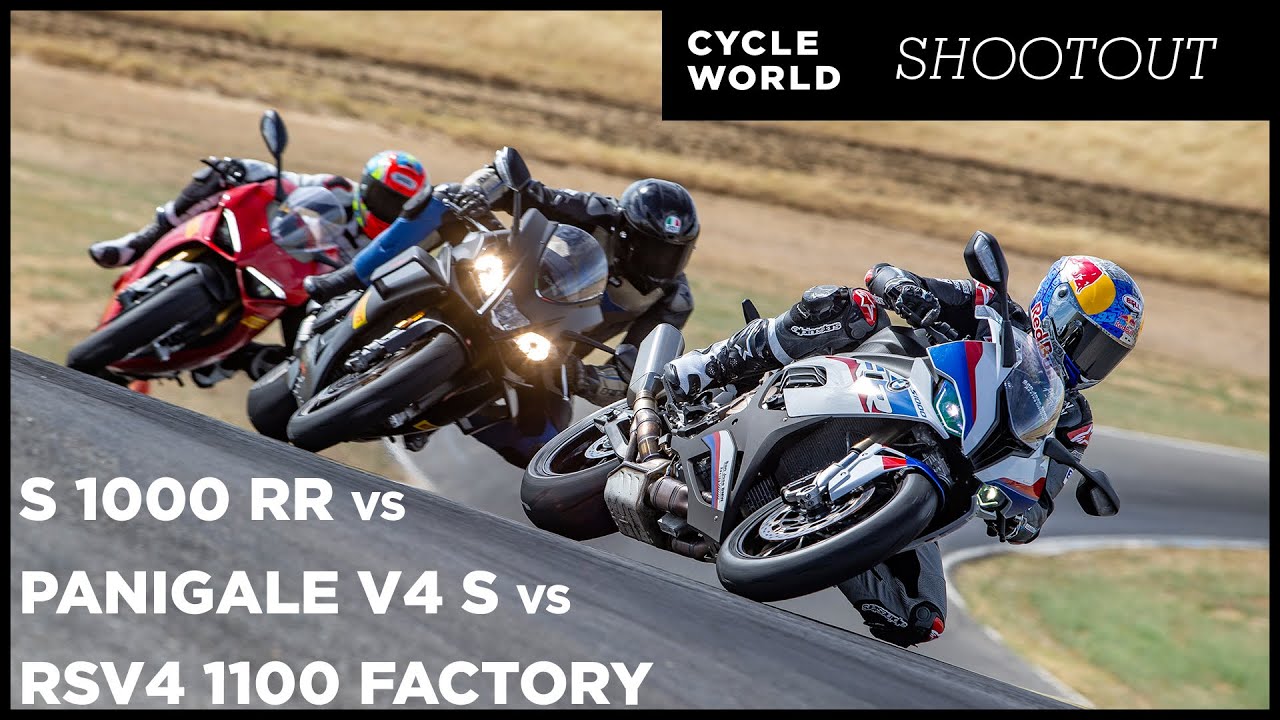 Ducati Panigale V4 S vs. BMW S 1000 RR vs. Aprilia RSV4 1100 | Superbike Comparison