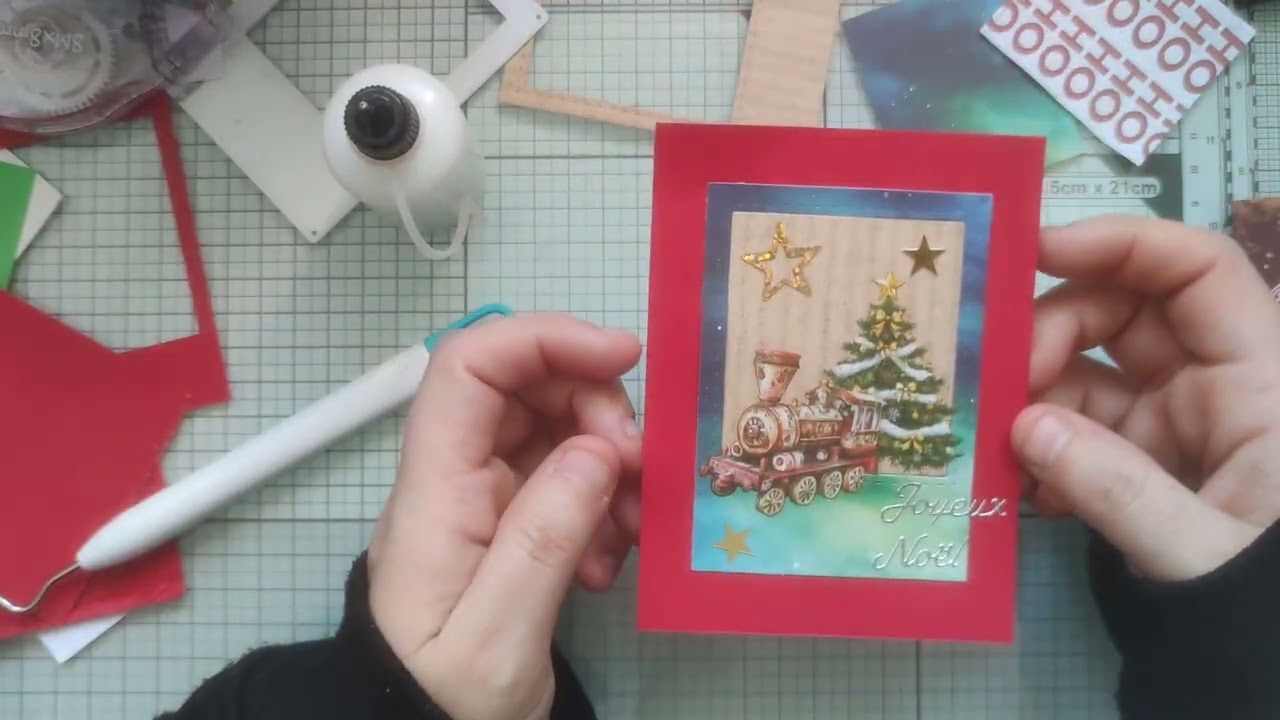 Défi du 13 theme Train du Père Noël & ouverture du calendrier de @rosebonboncoco 