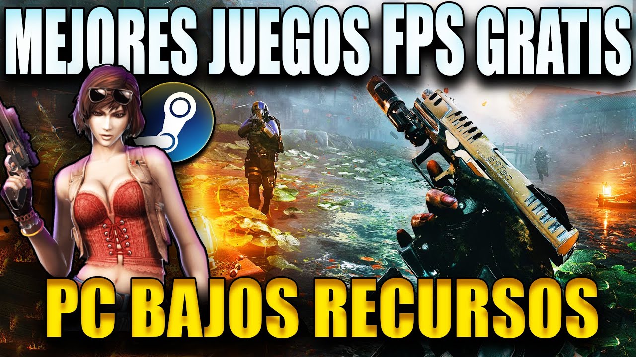 Top 7 MEJORES JUEGOS SHOOTERS FPS GRATIS que Corren en Cualquier PC 2025! Pc bajos recursos