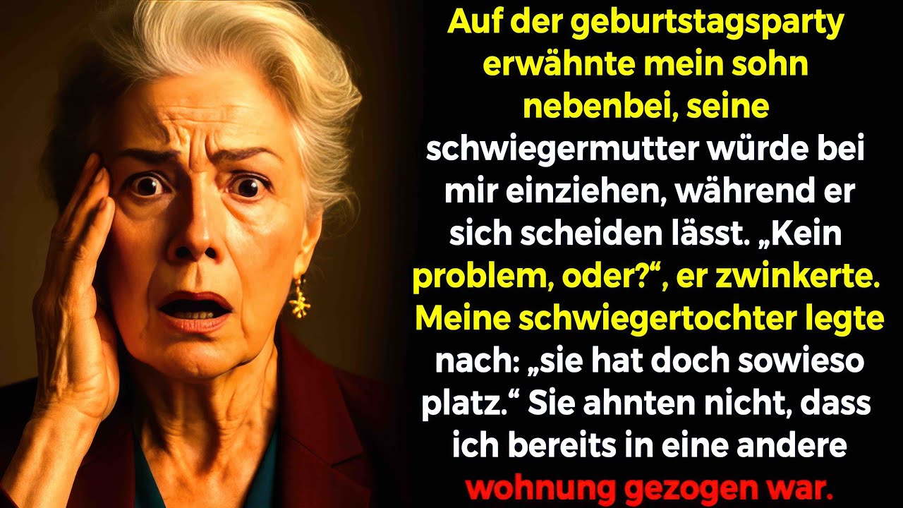 Mein Sohn erwähnte, dass seine Schwiegermutter während seiner Scheidung bei mir einziehen würde…