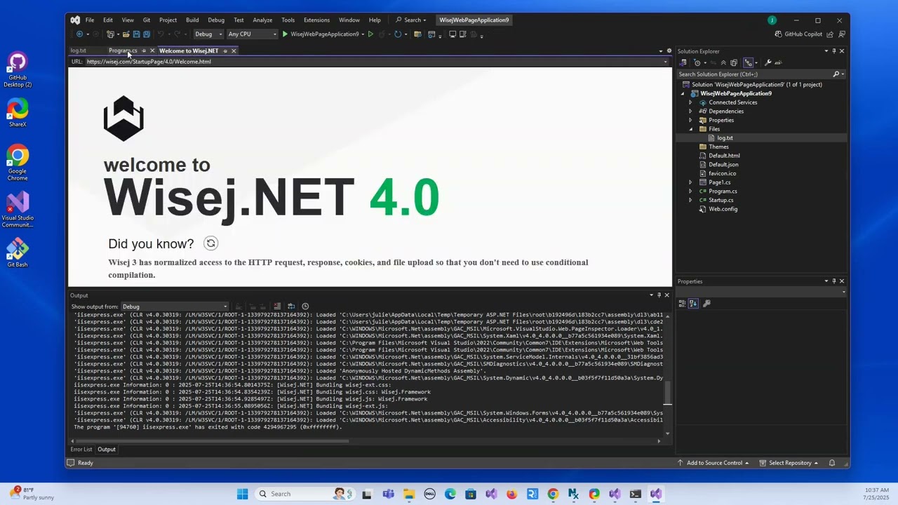 Creating Background Tasks in Wisej.NET