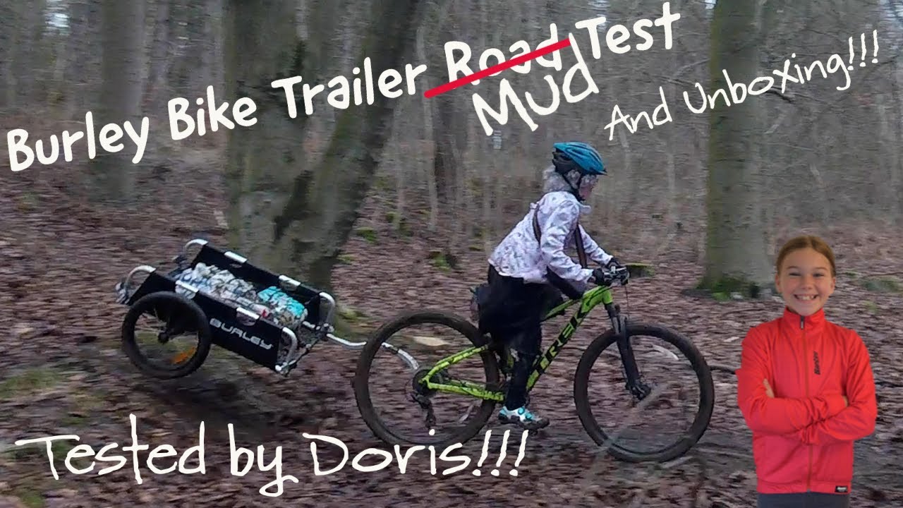 Mountain Biking With A Burley Bike Trailer And Unboxing - By Doris age 82!