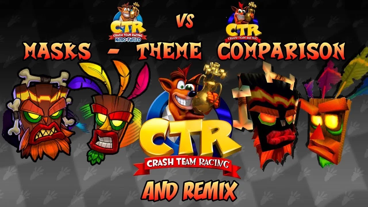 ♦ OST Crash Team Racing 1999 vs Nitro Fueled - Masks Aku Aku & Uka Uka + Together