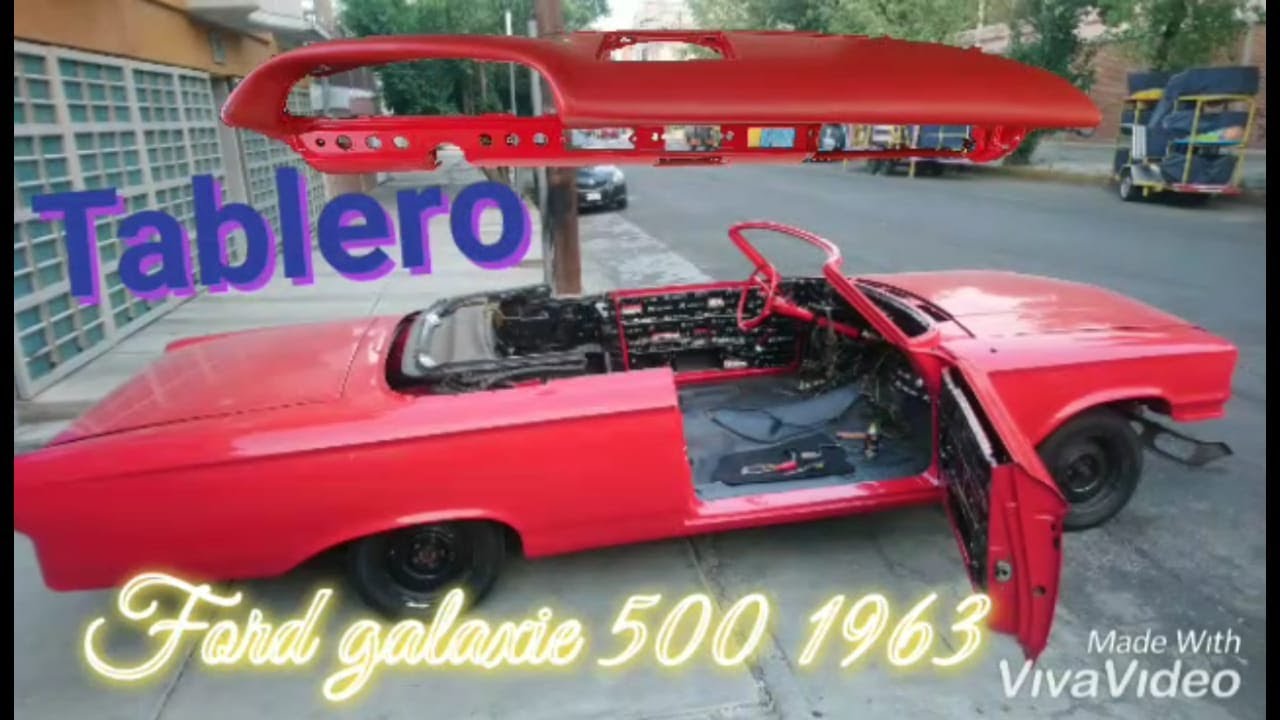 Ford galaxie 500 1963 Restauración de tablero