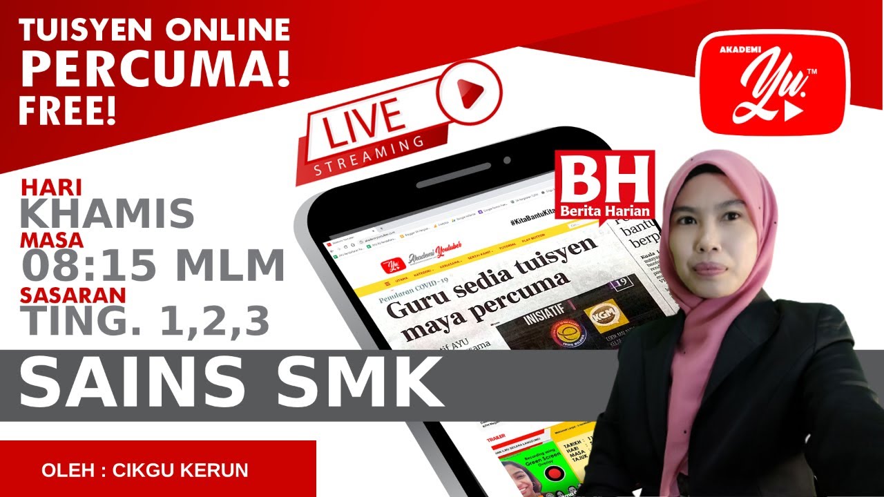 🔴 [LIVE] SAINS PT3,SN T2 |BAB 6- 6.2 PENEUTRALAN OLEH CIKGU KERUN #03 #TUISYENPERCUMA
