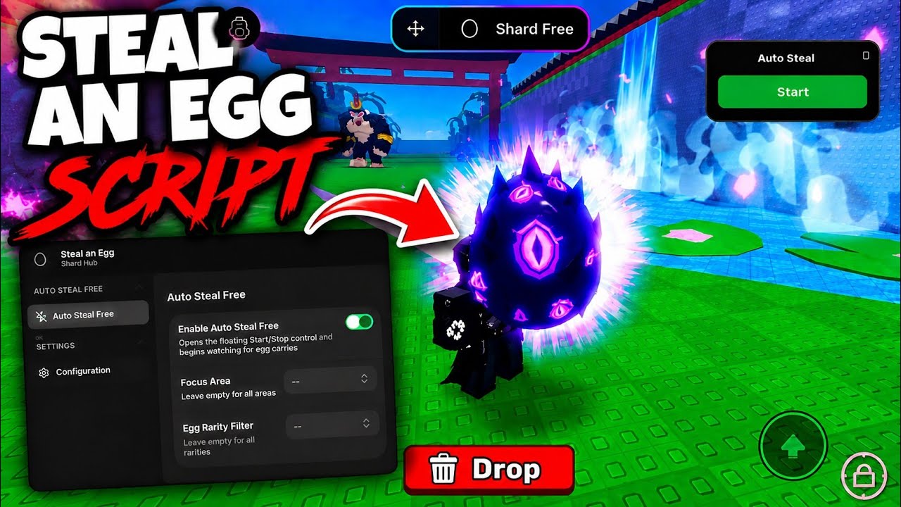 Steal an Egg Script - NO KEY | Auto Steal Egg, God Mode, Instant Steal, Bypass Anti Cheat & More!