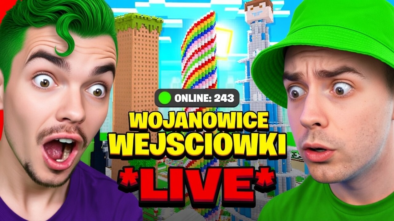 🔴 LIVE z 😱 DODAWANIA WIDZ&Oacute;W na WOJANOWICE!
