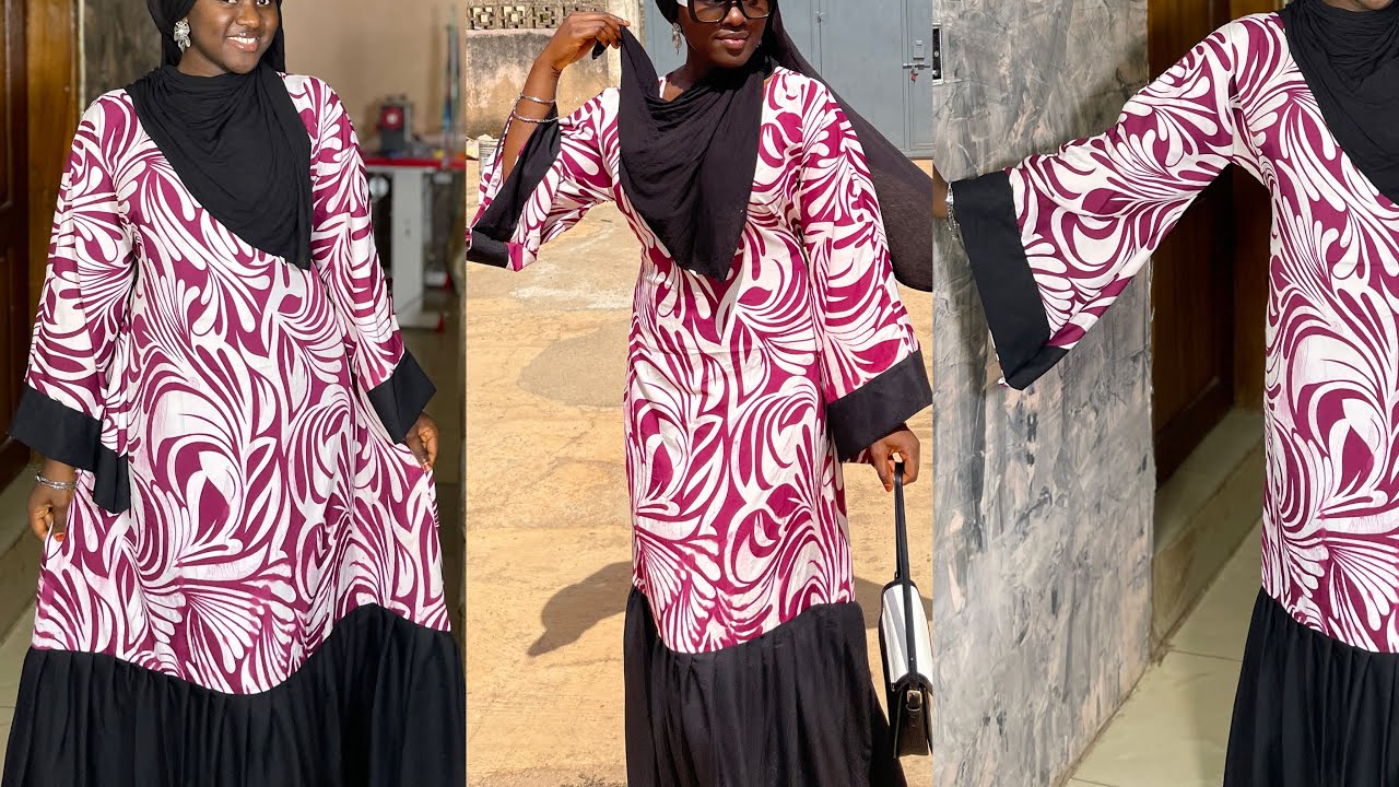 Easy Maxi gown /Abaya  with pleats
