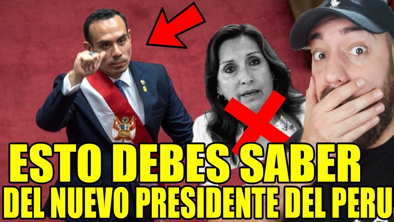 ESTO debes SABER del NUEVO PRESIDENTE del PERÚ!!