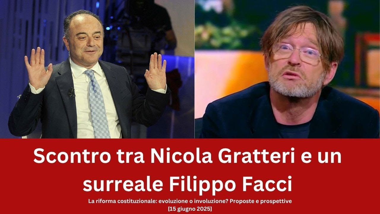 Scontro tra Nicola Gratteri e un surreale Filippo Facci