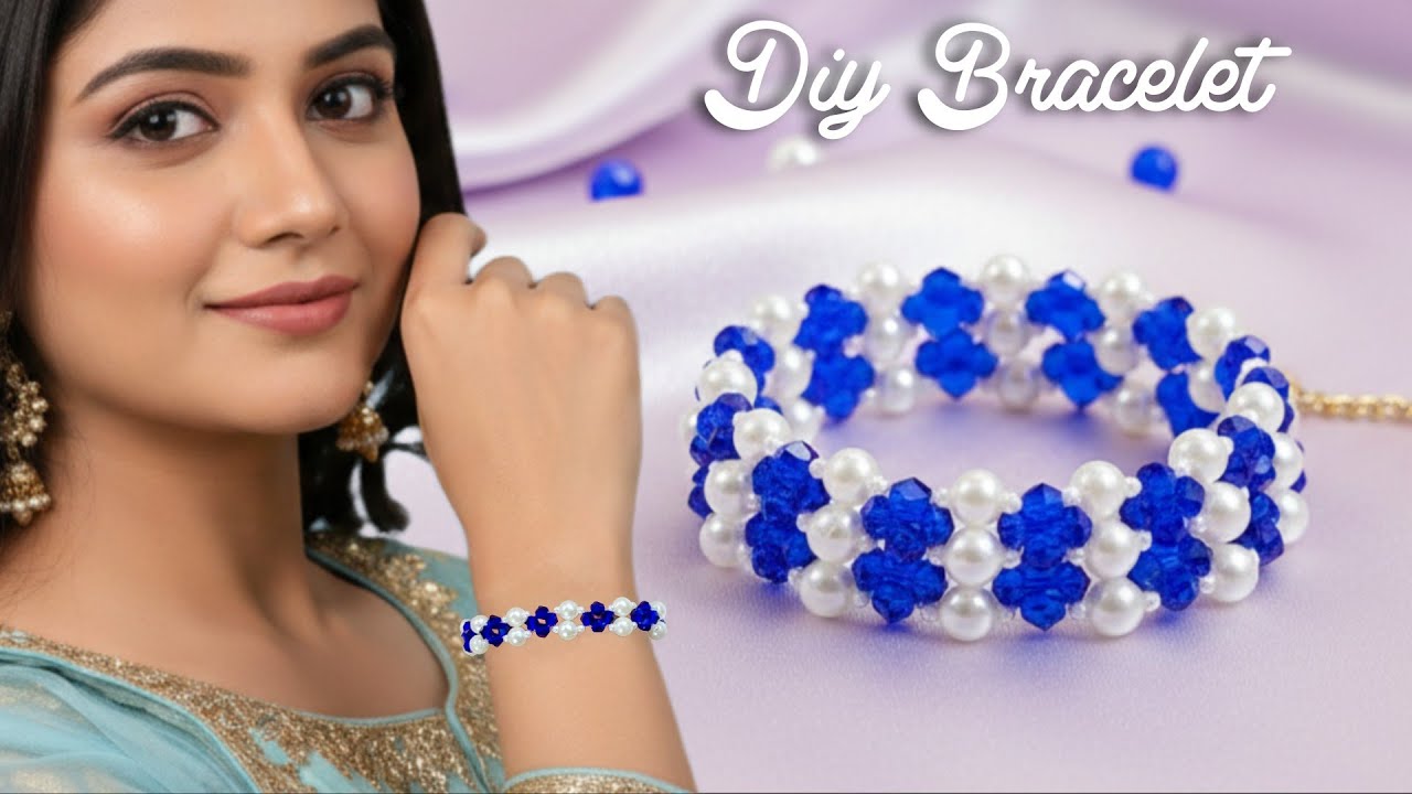 DY SPECIAL CRYSTAL BRACELET  2026 #553  | LATEST  HANDMADE JEWELLERY N ORNAMENTS DESIGN