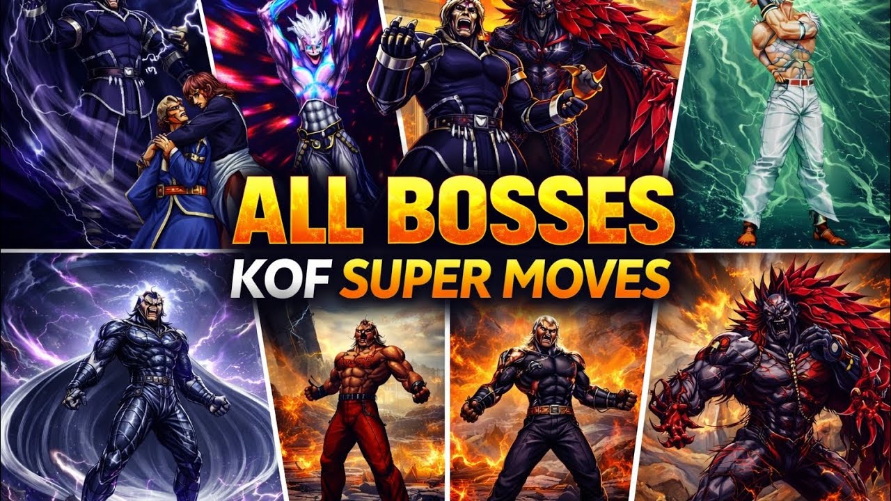 All KOF Final Bosses & Their Super Moves (KOF94&ndash;KOF15)