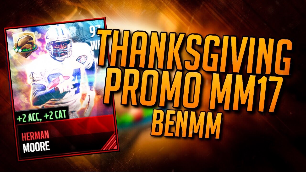 ALL NEW THANKSGIVING PROMO TONS OF WAYS TO MAKE COINS - Madden Mobile 17