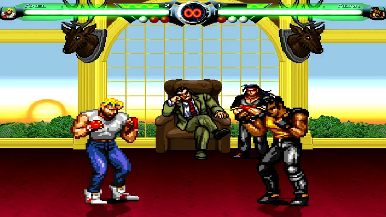 BTW MUGEN - Axel Stone vs. Adam Hunter