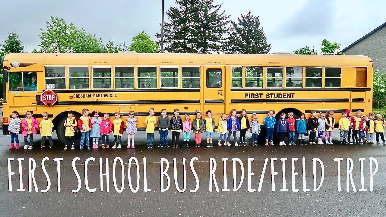 FIRST SCHOOL BUS RIDE + FIELD TRIP!