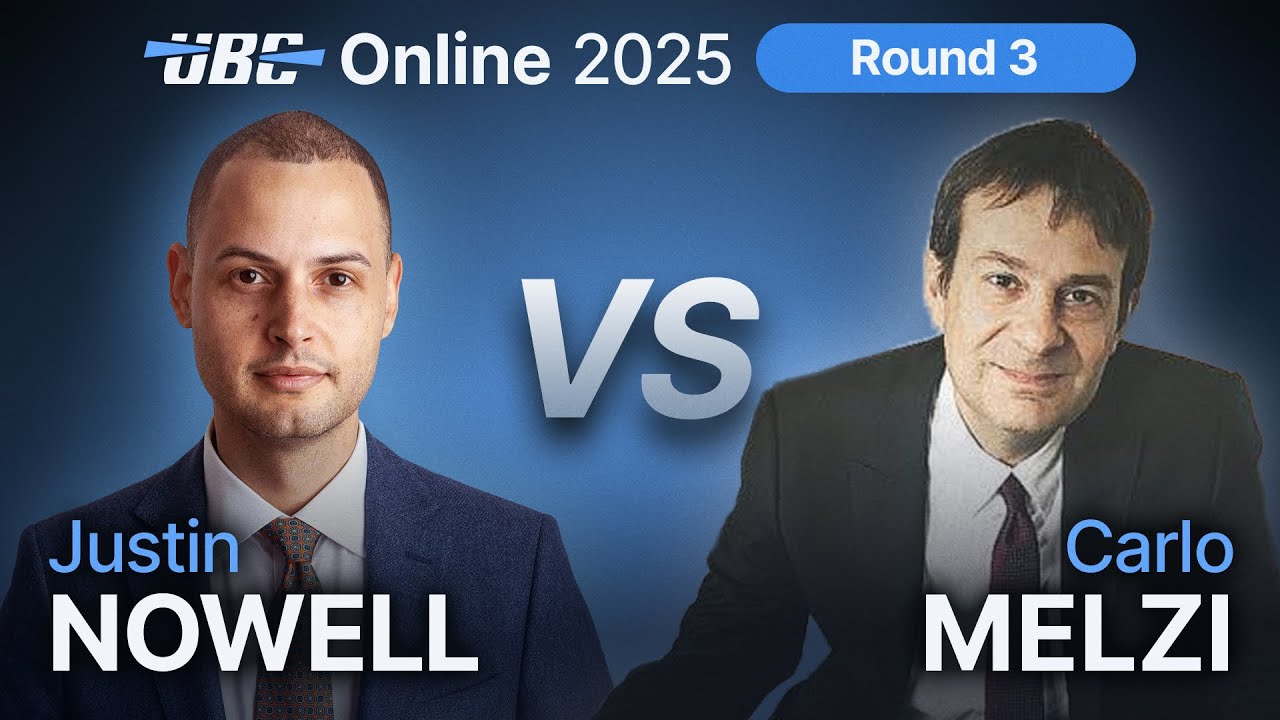 UBC Online 2025 Rd 3  Justin Nowell Vs Carlo Melzi