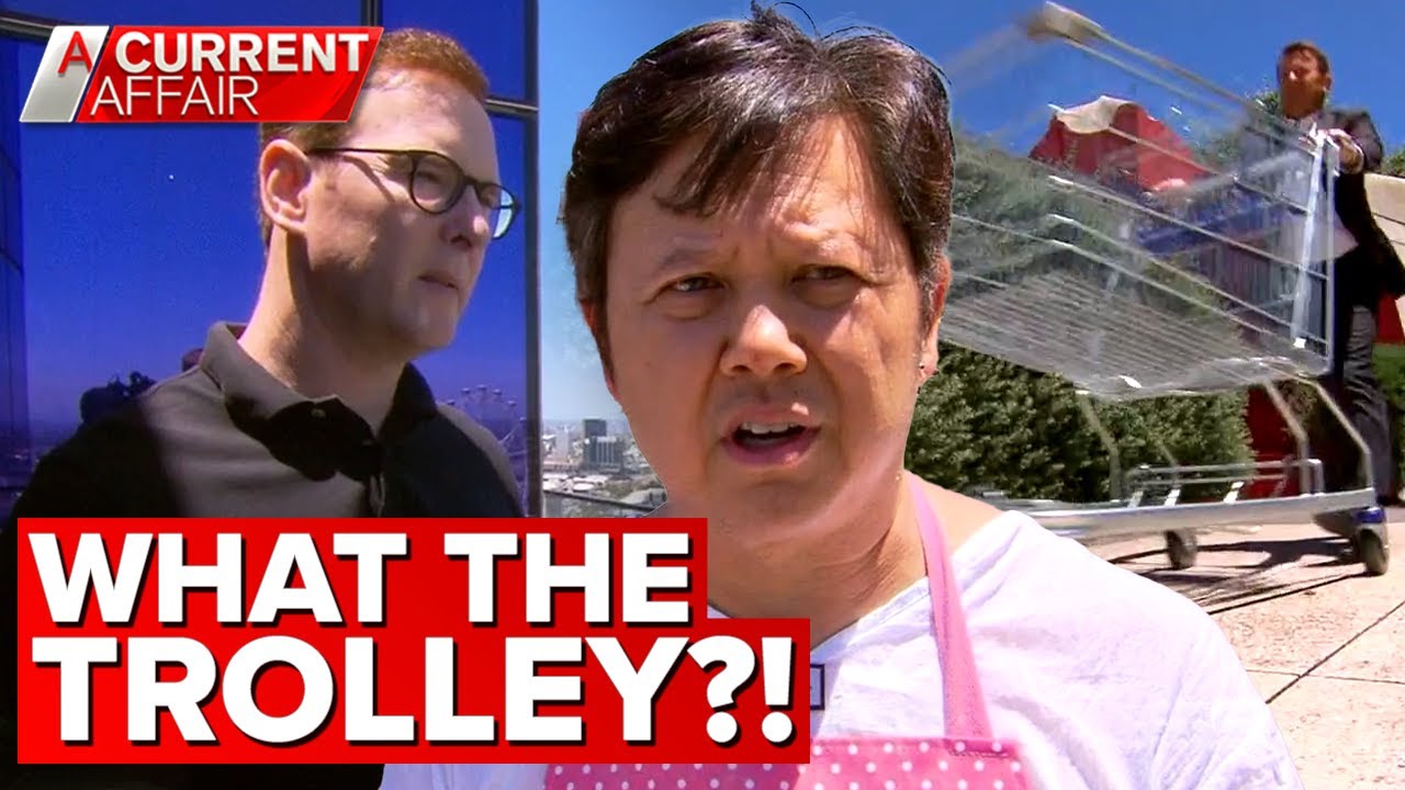 Locals at odds over dumped trolley eyesore | A Current Affair