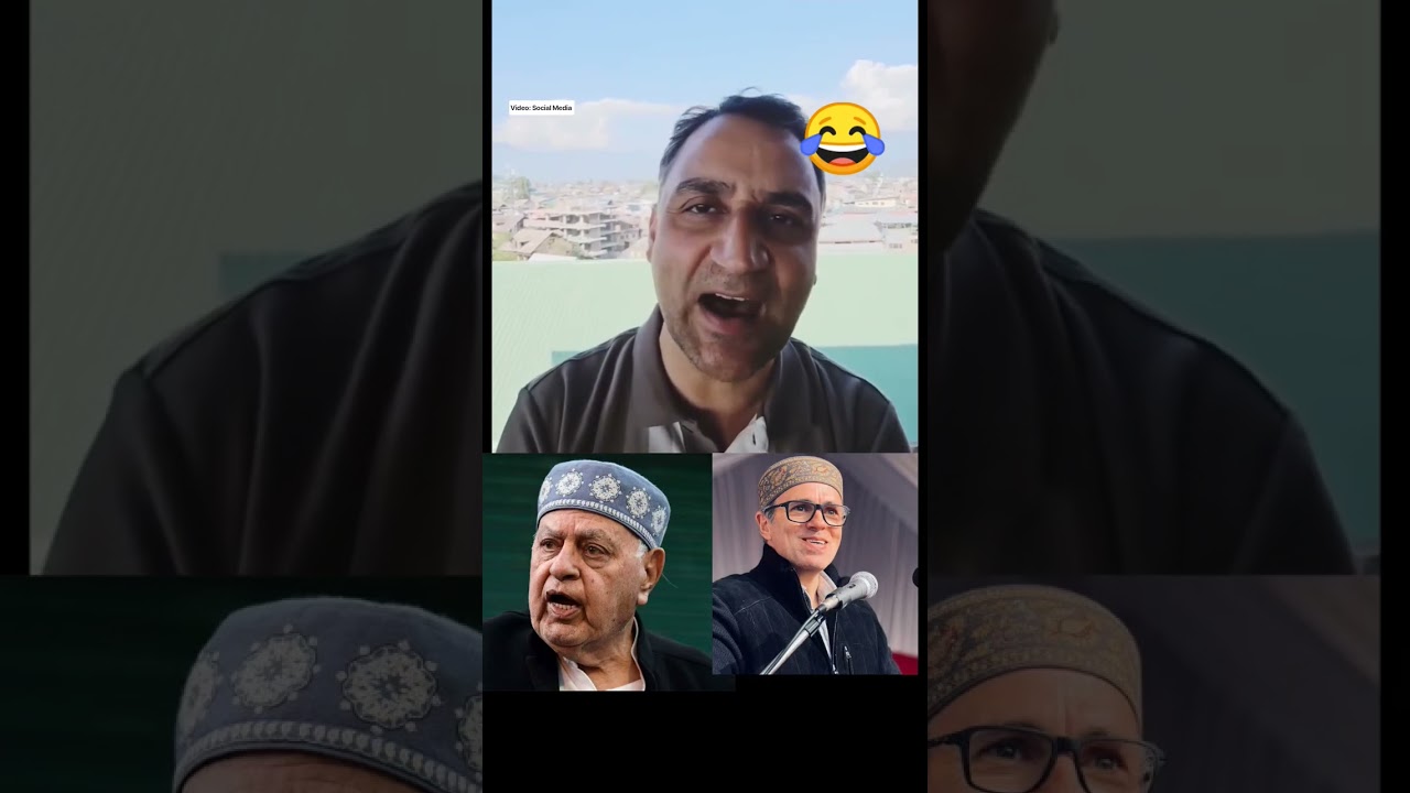 Farooq Abdullah😂 aur Omar Abdullah😂 #jknc #farooqabdullah