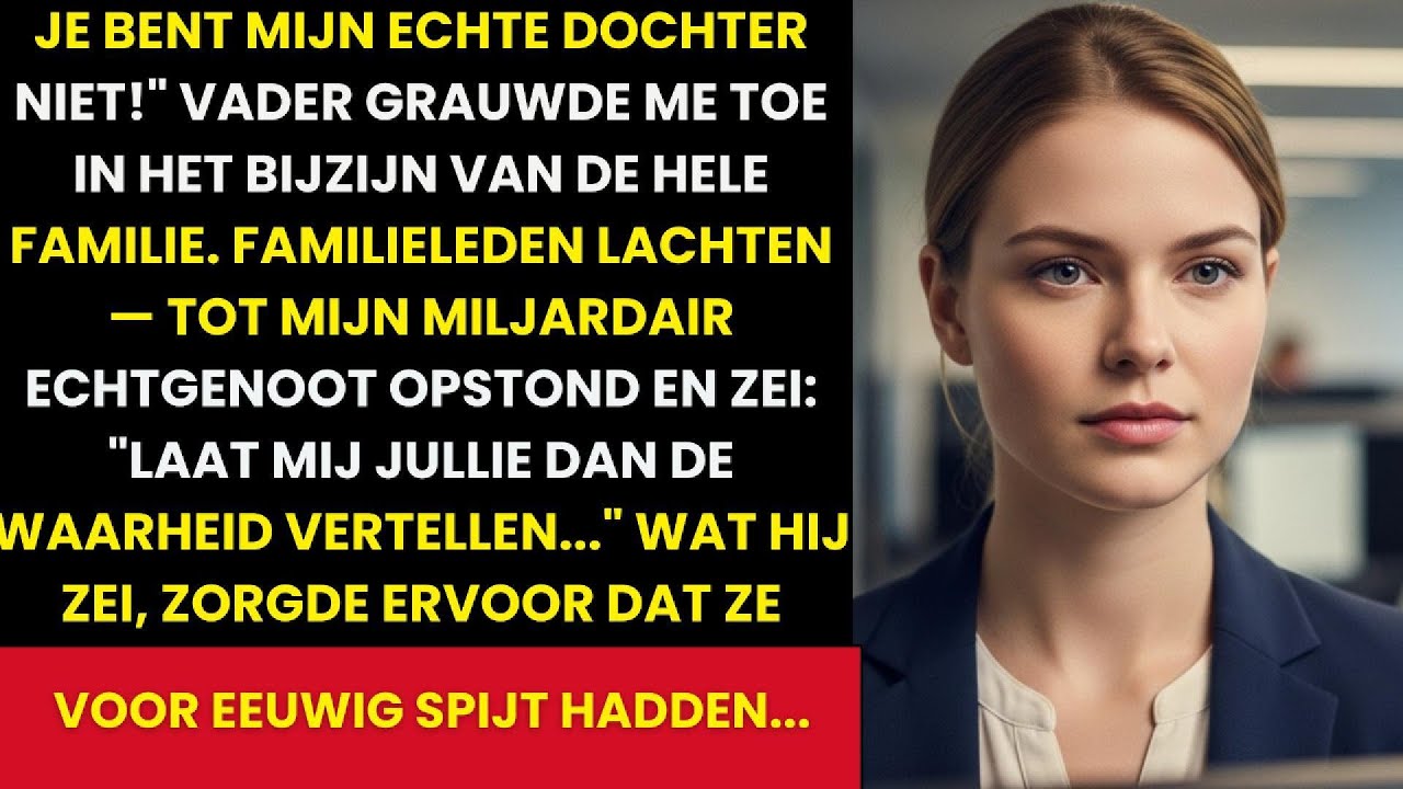 Papa schreeuwde tegen mij voor de hele familie, maar toen mijn man opstond, verstijfden ze allemaal
