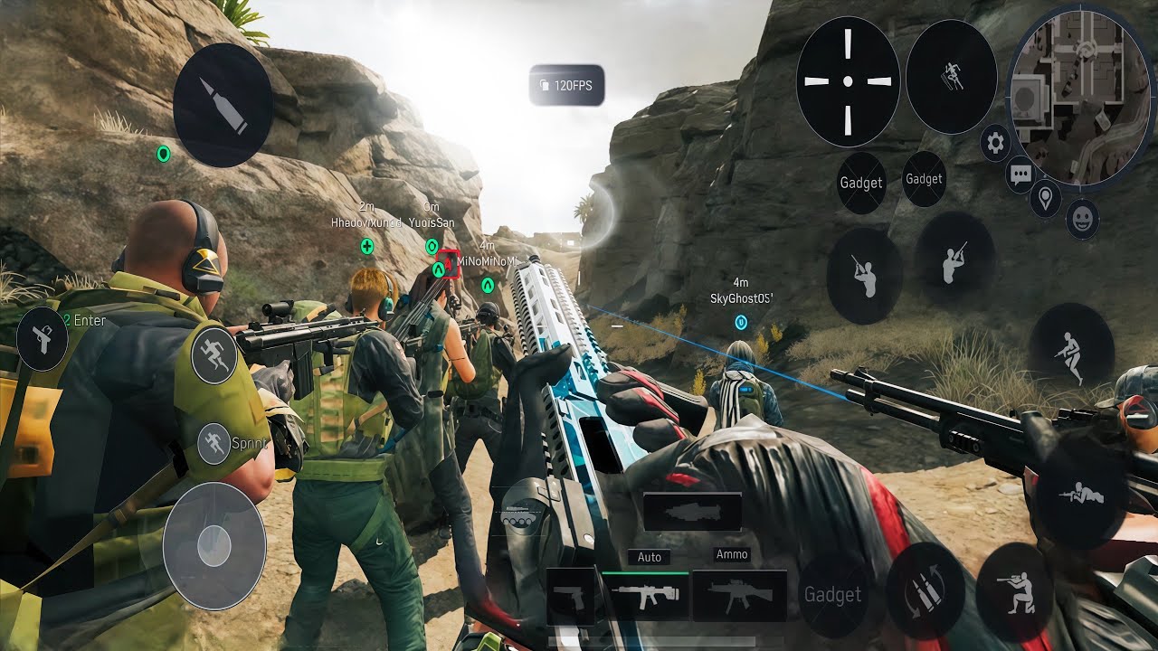 DELTA FORCE MOBILE NEW BETA 4K EXTREME GRAPHICS GRAPHICS 120 FPS ANDROID GAMEPLAY