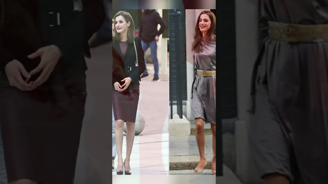 Queen Rania Vs queen Letizia Fashion 👸#ootd #fashion #shorts #queen #royal @LoveyouFashion