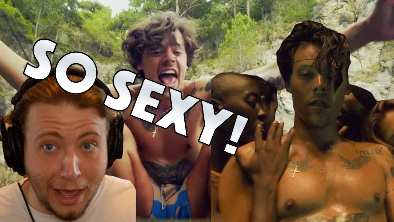 HARRY STYLES REACTION! (Golden, Lights Up) | Official Music Videos