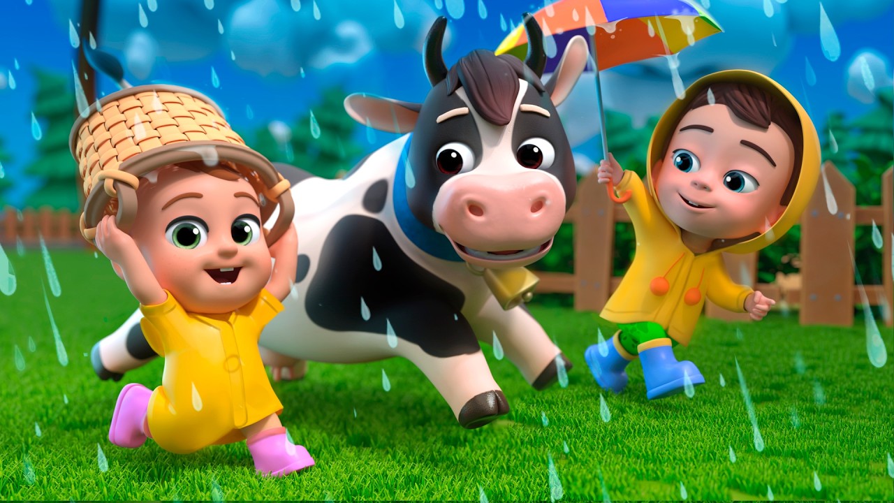 Rainy Day Fun with Farm Animals | Baby songs | Nursery Rhymes & Kids Songs