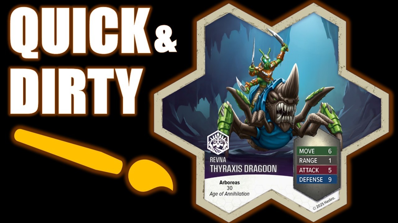 Thyraxis Dragoon Beginner Miniature Painting for HEROSCAPE