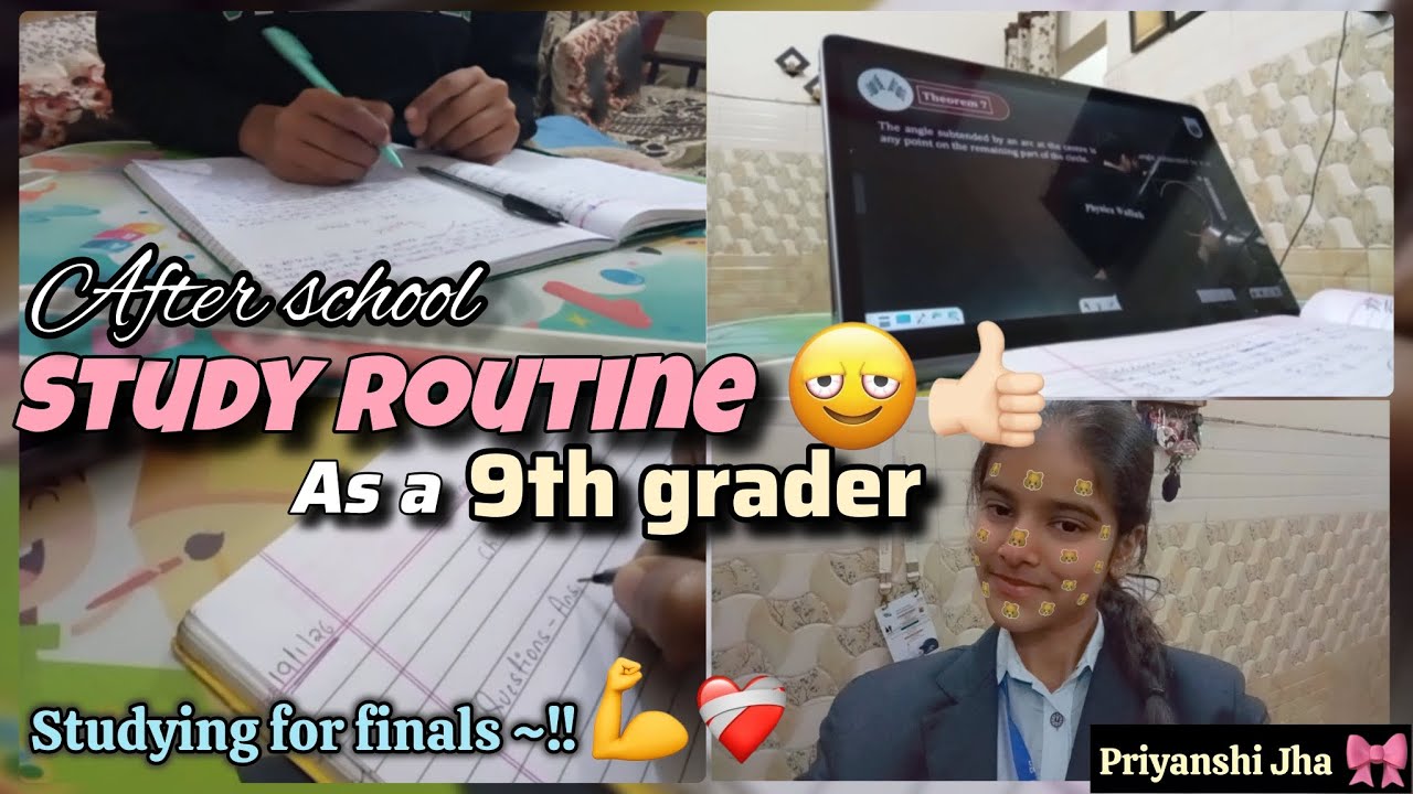 School opened 😭...BUT 👽! AFTER SCHOOL STUDY VLOG 🫶🏻💗 as a 9TH GRADER🪻