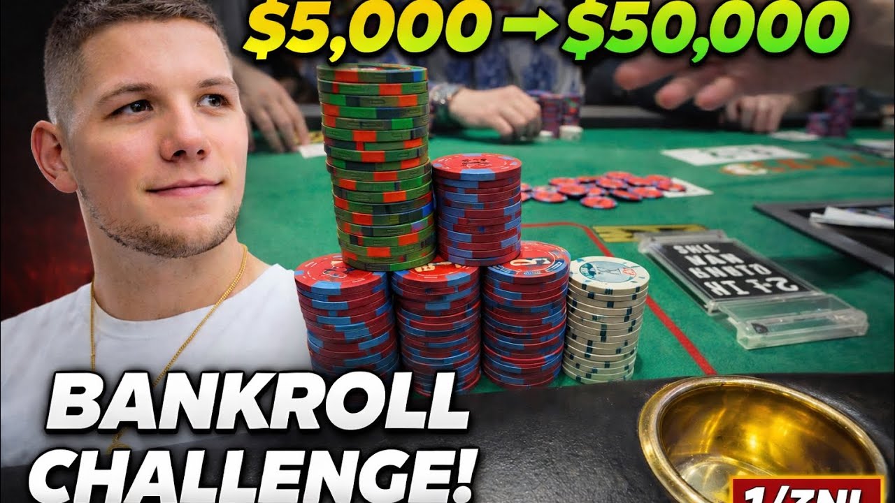 Can $1/$3 Live Poker Really Build a $50K Bankroll? EP2