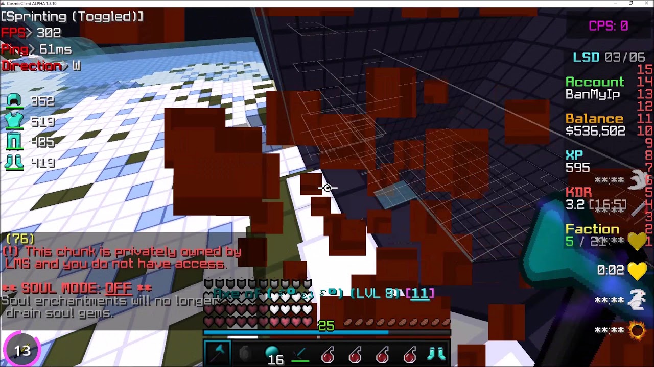 Godly Phantom kills + Dying in a bunch of god - CosmicPVP