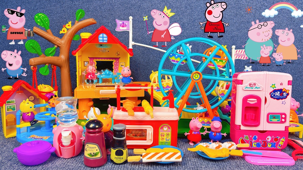 Peppa Pig Peppa Pig Playground Spinner Unboxing & Display | Oddly Satisfying ASMR