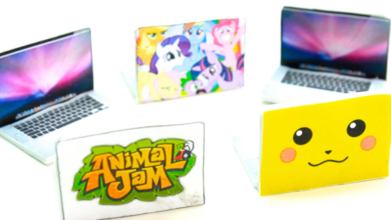 How to make DIY Laptops l Miniature Crafts l LPS