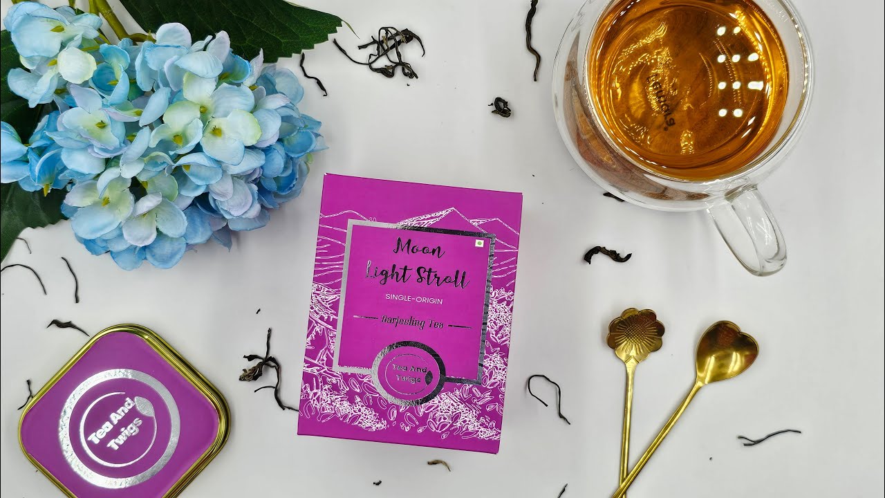 Moonlight Stroll | Moon Drop Tea | Darjeeling Tea | Tea and Twigs | Black Tea