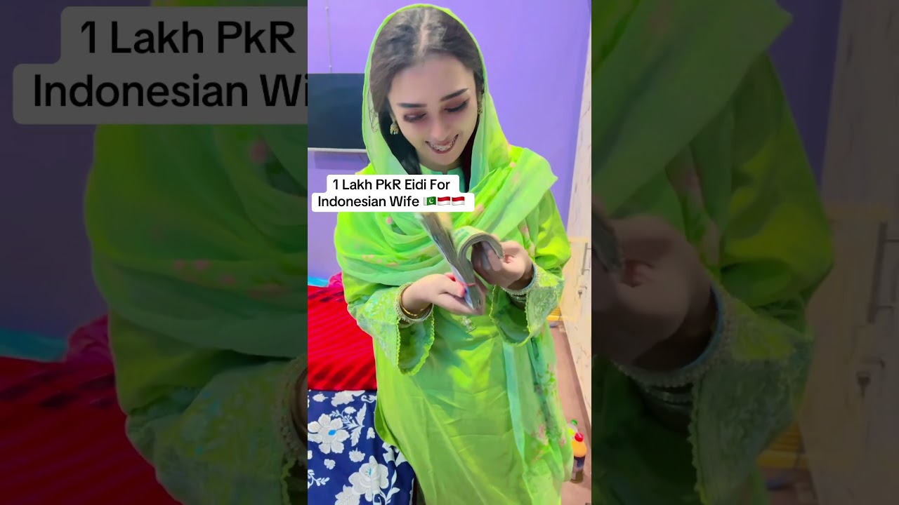 Eid Day 1 In Pakistan 🇵🇰 With Indonesian Wife || First Eid in pakistan #eidrelease #love