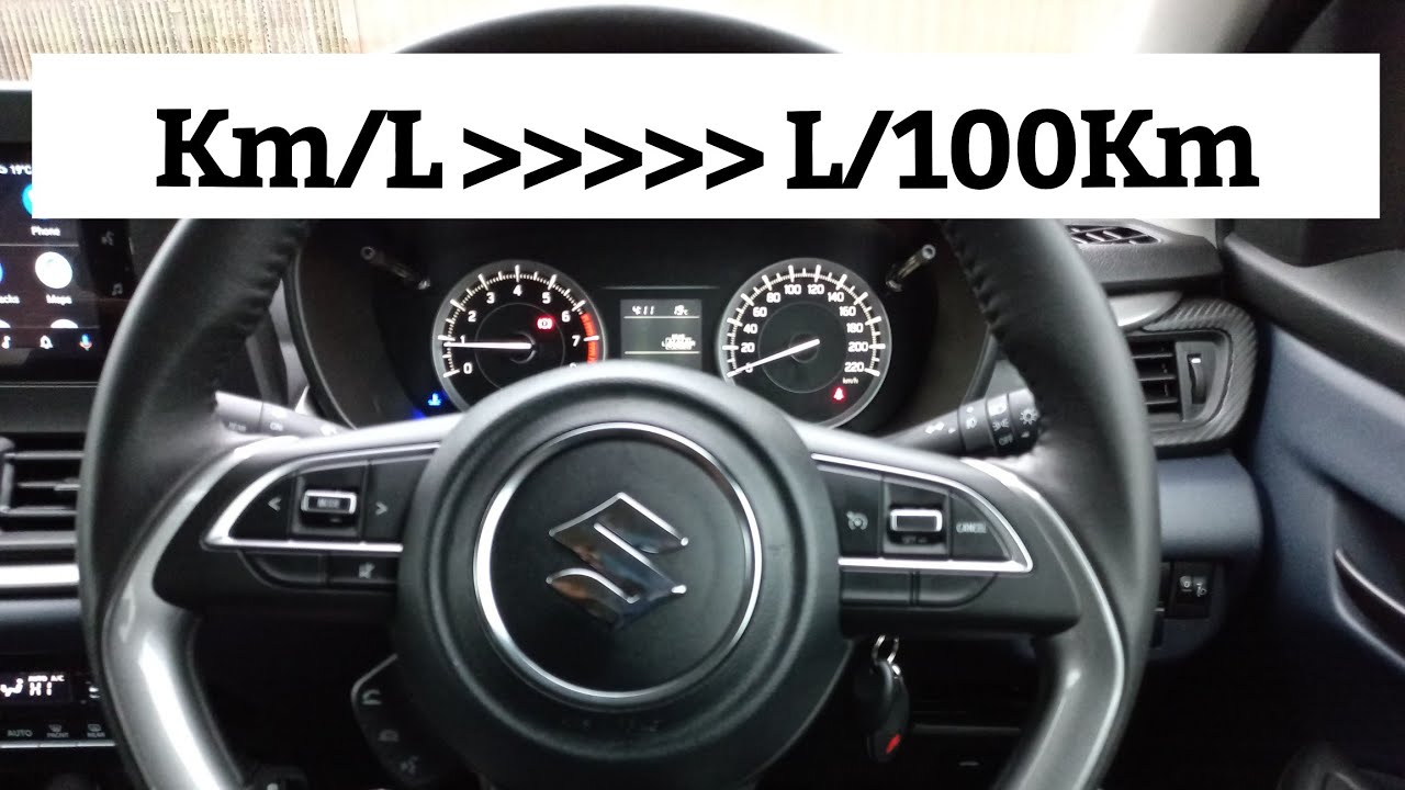 How to change Km/L to L/100Km | Suzuki Baleno GL
