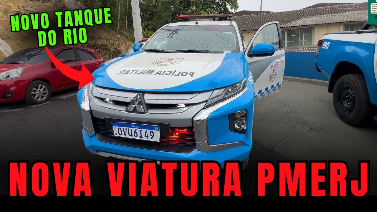 NOVA VIATURA DA PMERJ | MITSUBISHI TRITON EM DETALHES