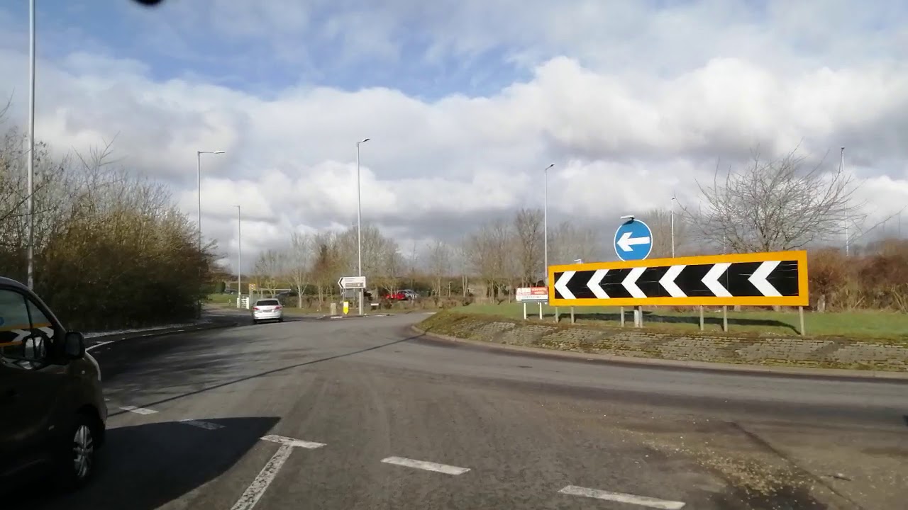 Driving from Luton to Bedford uk🇬🇧