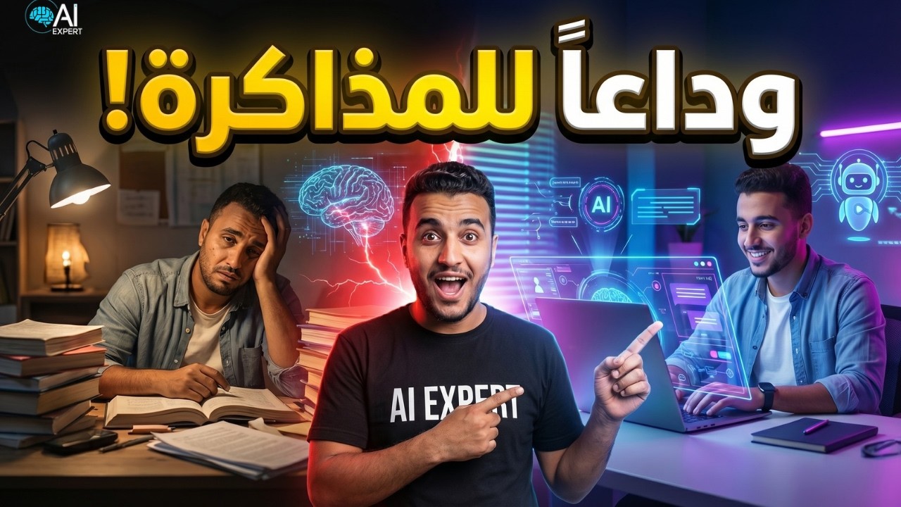 وداعاً للمذاكرة التقليدية! الأداة التي ستجعلك عبقرياً في دقائق 🧠 | شرح NotebookLM