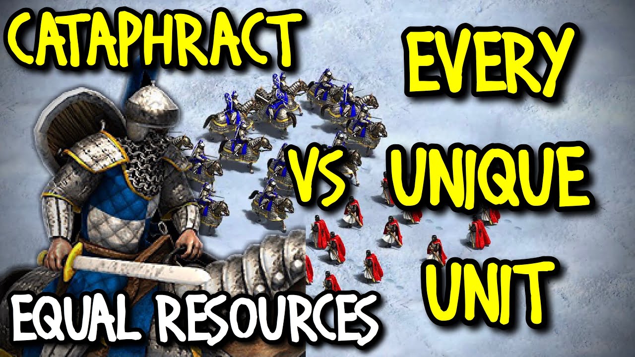 ELITE CATAPHRACT vs EVERY UNIQUE UNIT (Equal Resources) | AoE II: Definitive Edition