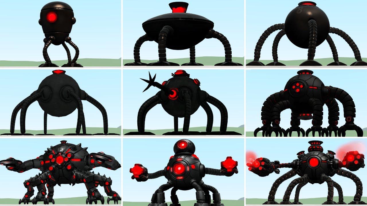 I Played Death Match Game With All Omnidroid V.1 To V.15 In Garry's Mod