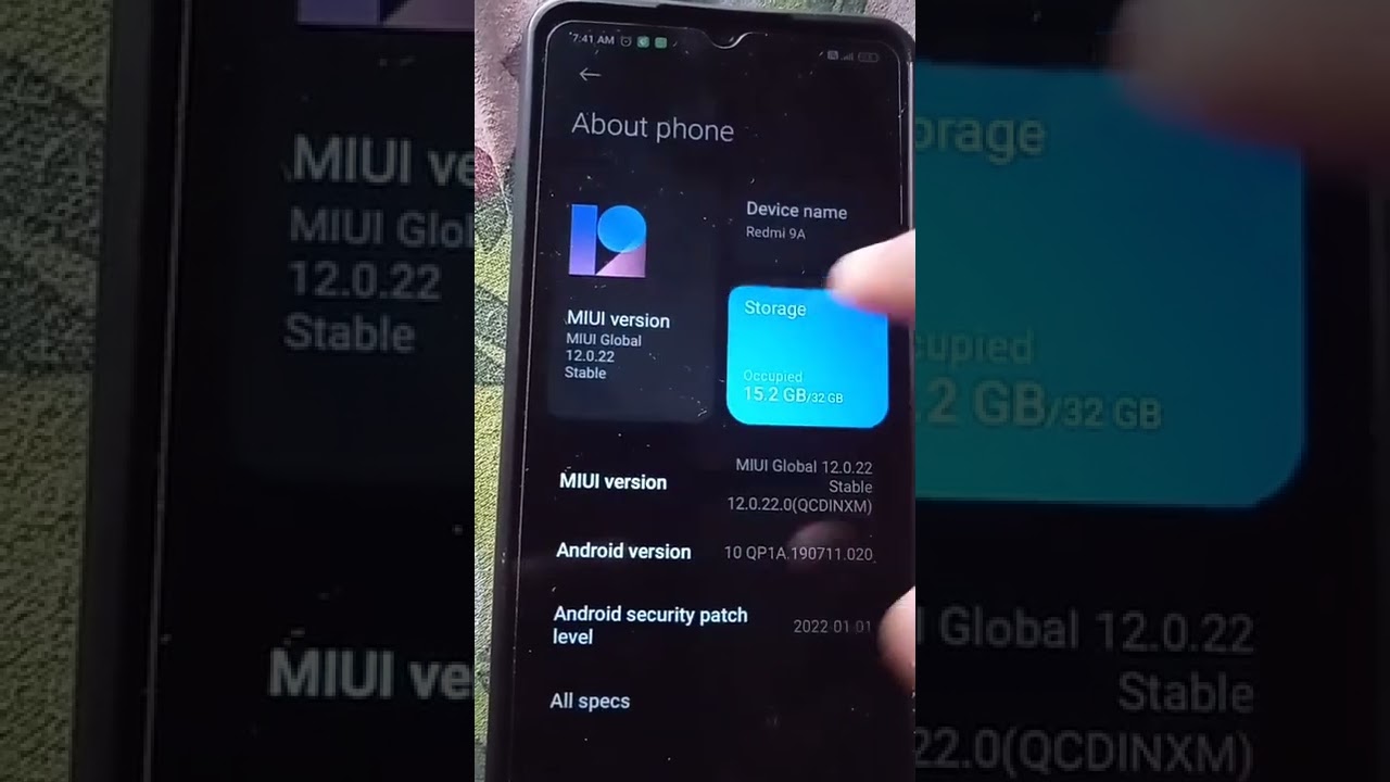 how to factory reset in redmi9a  #redmi9aupdate #miuitricks