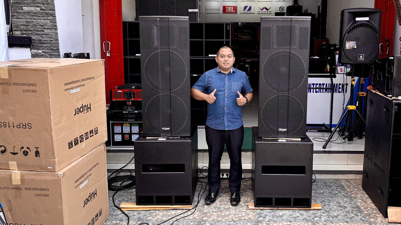 Review HUPER HZ 215A speaker aktif 15inx X2